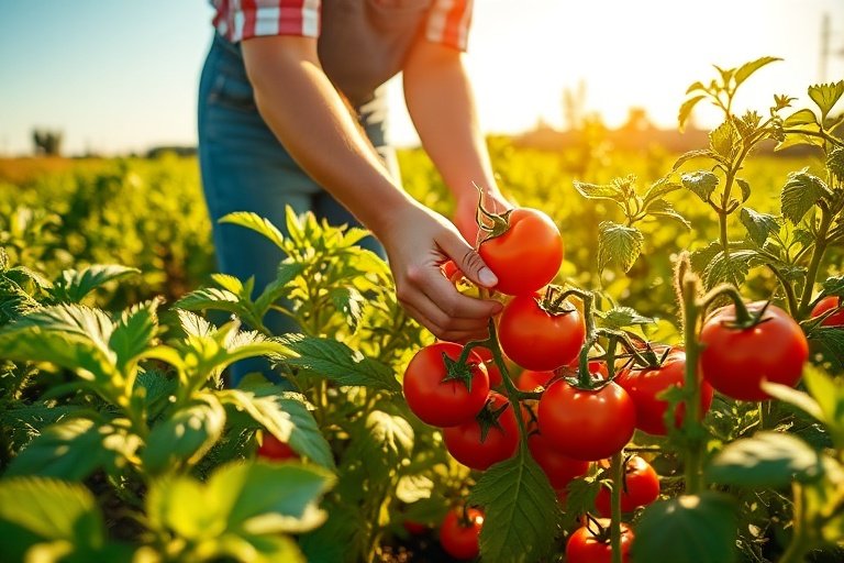 La r&eacute;colte des tomates est lanc&eacute;e !